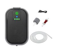 Pompa Ossigeno Per - Aeratore Ricaricabile | Dispositivo Portatile Ac/dc Con Usb Per Secchio Esche, Acquari, Barche, Kayak, Vasche Pesci | Silenzioso, Alta Efficienza, Batteria Lunga Durata