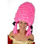 Pompadour Wig - Pink , Dame , Queen Charlotte