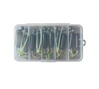 Pompano Mounts with Floats - 5 Pieces Fishing Hook Fasteners - for Species Grouper Halibut Bar Trout Drum Bass Limande