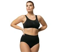 POMPEA Women's Brass. Comfort Size Bra, Black, 3XL Plus (Pack of 3)