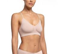 POMPEA Women's Brassiere Seamless Bra, Basic Skin, S/M