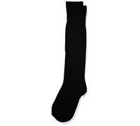POMPEA Men's Microfibre Knee Socks (Pack of 3), Black (Black 0071), S-M