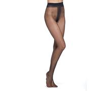 POMPEA Women's 15 Cl Pantyhose, Black Hbs, XL (Pack of 6)