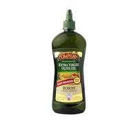 Pompeian Easy Squeeze, Robust Extra Virgin Olive Oil, First Cold Pressed, Full-Bodied Flavor, Mess Free, Perfect for Salad Dressings & Marinades, 25.4 Fl Oz., Single Squeeze Bottle