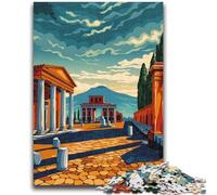 Pompeii 1000 Piece Jigsaw Puzzle for Adults And Teenagers, Fun Games Wall Decoration Unique Birthday And Xmas Gifts 1000pcs (50x75cm)