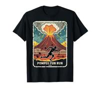 Pompeii Fun Run 79 AD Funny History Volcano Men Women Kids T-Shirt