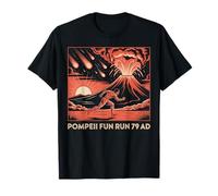 Pompeii Fun Run 79 AD Funny Volcano Geography Volcanologist T-Shirt