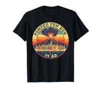 Pompeii Fun Run 79 AD Funny Volcano History Geography Humor T-Shirt