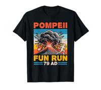 Pompeii Fun Run 79 AD Retro Vintage Funny Italy Souvenir T-Shirt