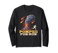 Pompeii Fun Run 79 AD Vintage Funny Italy Souvenir Long Sleeve T-Shirt
