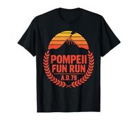 Pompeii Fun Run Shirt Funny Ancient Rome Dark Humor Tee T-Shirt
