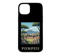 Pompeii Italy Ancient Roman Ruins Volcano Graphic Case for iPhone 15 Plus