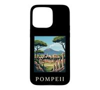 Pompeii Italy Ancient Roman Ruins Volcano Graphic Case for iPhone 15 Pro Max