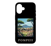 Pompeii Italy Ancient Roman Ruins Volcano Graphic Case for iPhone 16