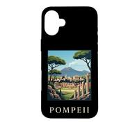 Pompeii Italy Ancient Roman Ruins Volcano Graphic Case for iPhone 16 Plus