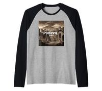 Pompeii, Italy Raglan Baseball Tee