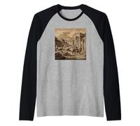Pompeii, Italy Raglan Baseball Tee