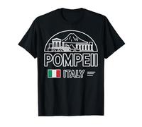 Pompeii Italy Scenic Arch Travel Souvenir Value Graphic T-Shirt