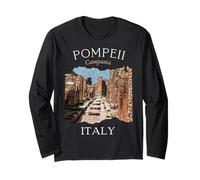 Pompeii Italy Tourist Souvenir Europe Vacation Roman Empire Long Sleeve T-Shirt