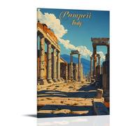 Pompeii Italy Vintage Travel Art Poster Picture Print Wall Art Canvas Decor Homes Decorative 16x24inch(40x60cm)