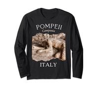 Pompeii Roman Empire Volcano European History Boys Women Men Long Sleeve T-Shirt