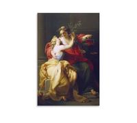 Pompeo Batoni - Peace And Justice Poster Decorative Painting Canvas Wall Posters And Art Picture Print Modern Family Bedroom Decor Posters 24x36inch(60x90cm)