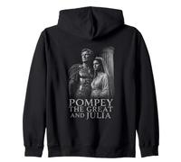 Pompey The Great And Julia Roman History Zip Hoodie