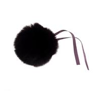 Pompom Faux Fur Size 11 cm - 15 Colours to Choose From (Purple)