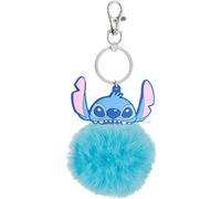 Disney Lilo and Stitch Blue Pom Pom Keychain