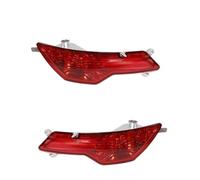 POMPOMPUR Car Rear Bumper Fog Lamp Reflector For X6 E71 E72 2008 2009 2010 Reflective Strips Stop Light 63147187219 63147187220(A Set)