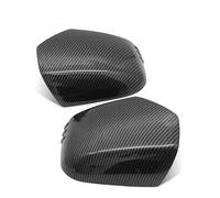 POMPOMPUR Car Wing Mirror Covers Cap For Mitsubishi L200 For Triton 2006 2007 2008 2009 2010 2011 2012 2013 2014 ABS Car Mirror Cover Double Cab (Color : Carbon fiber pattern)