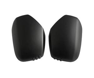 POMPOMPUR Car Wing Mirror Covers Cap For Mitsubishi L200 For Triton 2006 2007 2008 2009 2010 2011 2012 2013 2014 ABS Car Mirror Cover Double Cab (Color : Black)