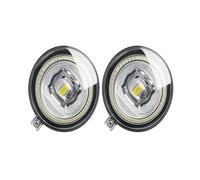 POMPOMPUR For Jeep For Grand For Cherokee 2005 2006 2007 2008 2009 2010 Car Angel Eye DRL Fog Daytime Running Lamp H10 LED Fog Light Assembly(Yellow and Yellow)