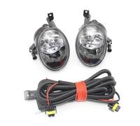 POMPOMPUR For VW For Golf 6 A6 MK6 2009 2010 2011 2012 2013 For Touran Car Light Front Fog Light Lamp Wire Harness Assembly(Pair Light and Wire)