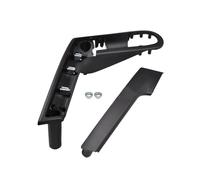 POMPOMPUR for VW for Polo 6N 6N2 1999-2002 Interior Door Handle with Retaining Cover 6N0867179E 6N0867180E 6N0867197B 6N0867198B(Front Left)