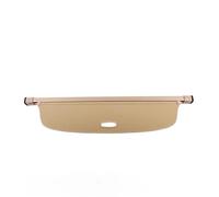 POMPOMPUR For VW For Tiguan For Allspace 2018-2024 Rear Trunk Cargo Cover Shield Shade Curtain Partition Board Privacy Security (Beige)