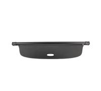 POMPOMPUR For VW For Tiguan For Allspace 2018-2024 Rear Trunk Cargo Cover Shield Shade Curtain Partition Board Privacy Security (Black)