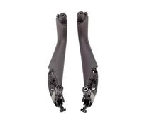 POMPOMPUR LHD RHD Left Right Carbon Fiber Interior Car Door Handle Inside Cover Trim for 5 Series M5 G30 G31 F90 2017-2022 51417438523(Black Front 2pcs)