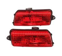 POMPOMPUR Rear Bumper Reflector Light For Jeep For Grand For Cherokee 2005-2009 Brake Turn Signal Stop Tail Light Fog Lamp Without Bulb(1 Pair)