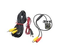 POMPOMPUR Wide Angle HD Car Rearview Camera Rear View Video Vehicle Camera Backup Reverse Camera 4/8/12 Night Vision Parking Camera Car Backup Camera(12 Light Camera Set)
