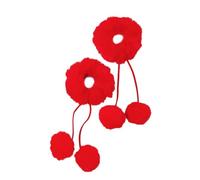Pompoms Plush Hair Scrunchies For Student Kids Elastic Ponytail Holder Sweet Buns Hair Ornament Hair Styling Decoration