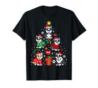 Pomsky Christmas Tree Ornament Decor Funny Dog Gift T-Shirt