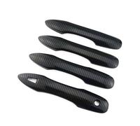POMUHYE Door Handle Bowl Cover Car Exterior Door Handle Cover Trim Set Compatible with Camry 2018+ Car Door Handle Cap Cover Frame Plus Pair Set Accessories