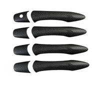 POMUHYE Door Handle Cover Compatible with Infiniti for QX60 2013-2020 Door Handle Covers Stickers Gloss Black Carbon Side Car Accessories