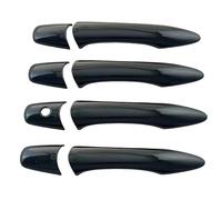 POMUHYE Door Handle Cover Compatible with Infiniti for QX60 2013-2020 Door Handle Covers Stickers Gloss Black Carbon Side Car Accessories
