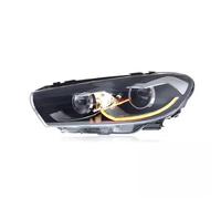 POMUHYE Head Lights Compatible With VW For Scirocco 2009 2010 2011 2012 2013 2014 2015 2016 2017 Car Front Lamp Headlight Daytime Running Light Turn Signal
