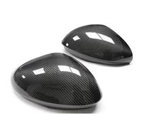 POMUHYE Side Wing Mirror Cover Cap Compatible With Alfa For Romeo For Stelvio 2017-2022 Dry Carbon Fiber Mirror Cover Car Exterior Rear View Cap Rearview Reverse Shell