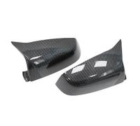 POMUHYE Side Wing Mirror Cover Cap Compatible With BMW 5 Series F07 For Gran For Turismo 2010 2011 2012 2013 2014 2015 Horn Caps M Style Black Side For Wing Mirror Cap Cover Auto Parts