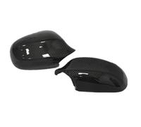 POMUHYE Side Wing Mirror Cover Cap Compatible With BMW For 3 Series E90 2009 2010 2011 Mirror Cover Dry Carbon Fiber Car Exterior Rear View Cap Rearview Shell Add On