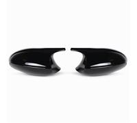 POMUHYE Side Wing Mirror Cover Cap Compatible With BMW For 3 Series E92 E93 2006 2007 2008 2009 Mirror Cover Car Rear View Cap Carbon Fiber Look/Gloss Black Auto Parts